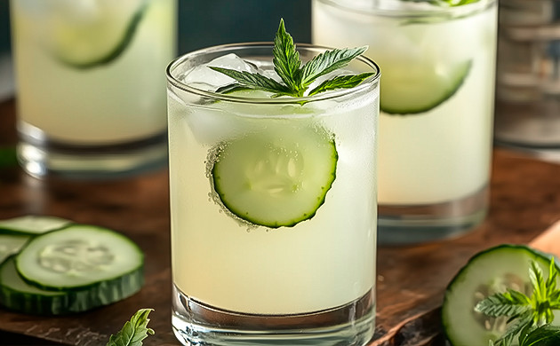 Огуречный коктейль с марихуаной