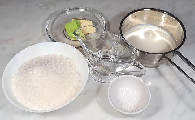 Ингредиенты для конопляной карамели