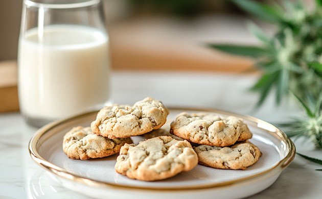 Печение с каннабисом