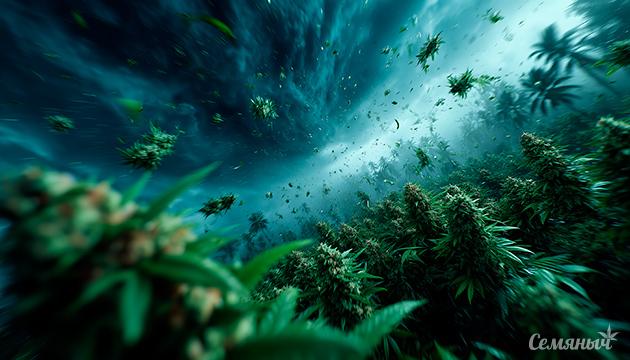 Ураган «Мелисса» разрушил ямайские плантации марихуаны