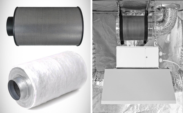 Призводительный угольный фильтр для гроубокса Nano Filter 250