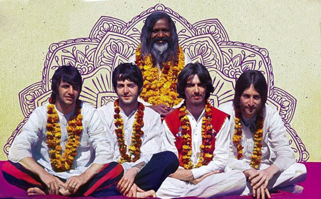 Группа Битлз в Индии