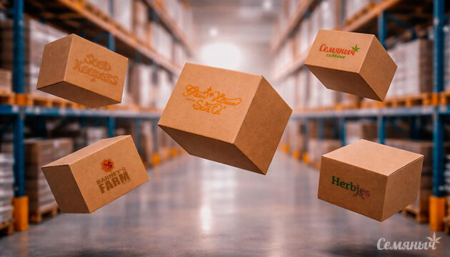 Поступление семян конопли