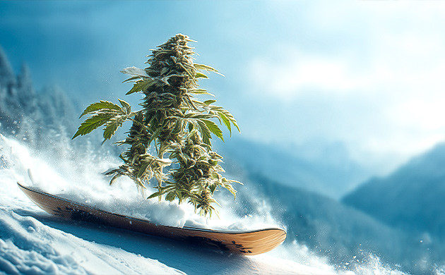 Лыжи и сноуборд под каннабисом