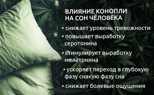 Влияние конопли на сон человека