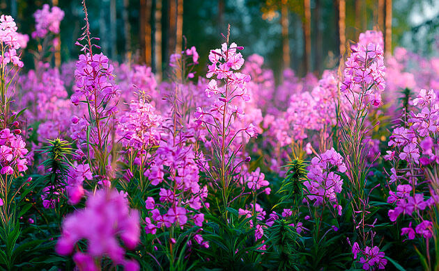Каннабис, скрытый среди зарослей иван‑чая
