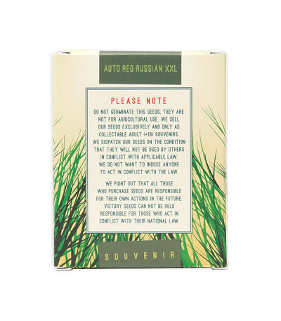 Семена сорта Auto Red Russian XXL fem (Victory Seeds)