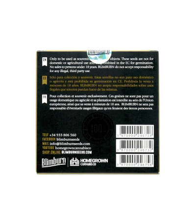 Семена сорта Cafe Racer (Blimburn Seeds)