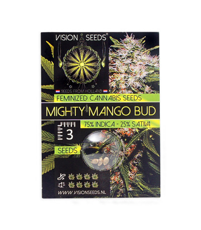 Семена сорта Mighty Mango Bud fem (Vision Seeds)