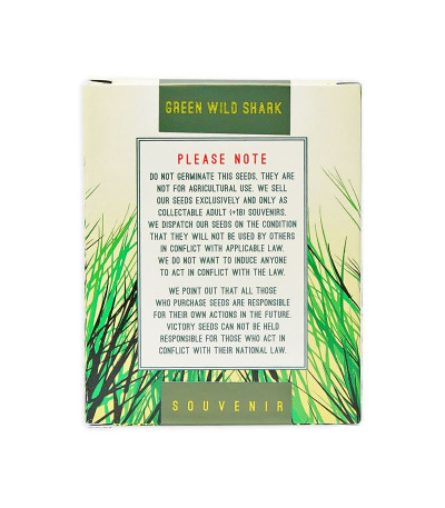 Семена сорта Green Wild Shark fem (Victory Seeds)