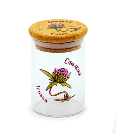 Баночка герметичная с принтом 7CH, маленькая