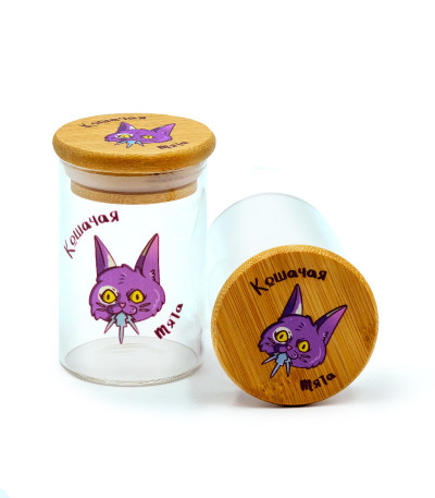 Баночка герметичная с принтом 7CH, маленькая