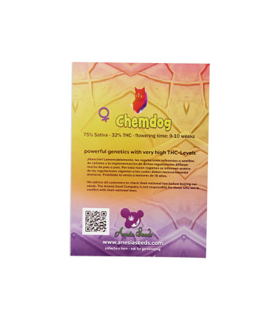 Семена сорта Chemdog fem (Anesia Seeds)